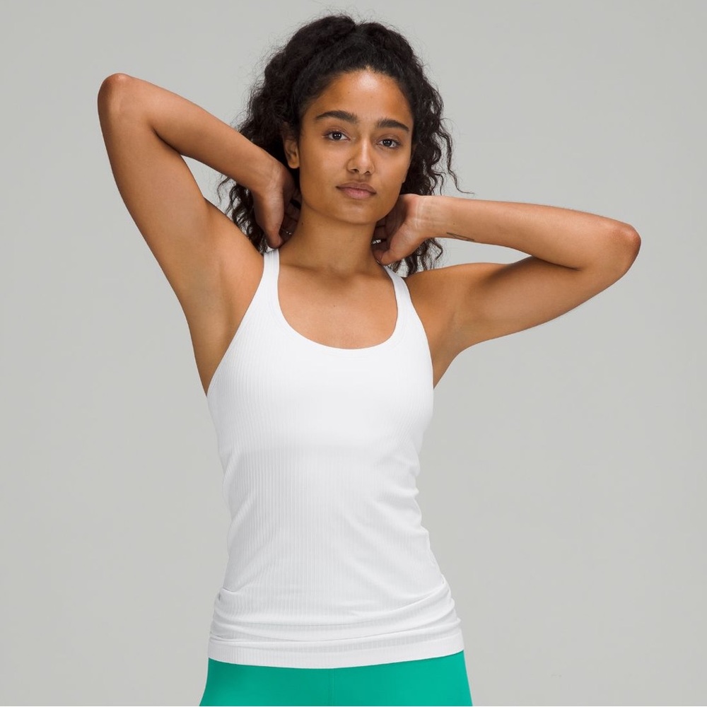 Lululemon Ebb To Street tank. White size 10